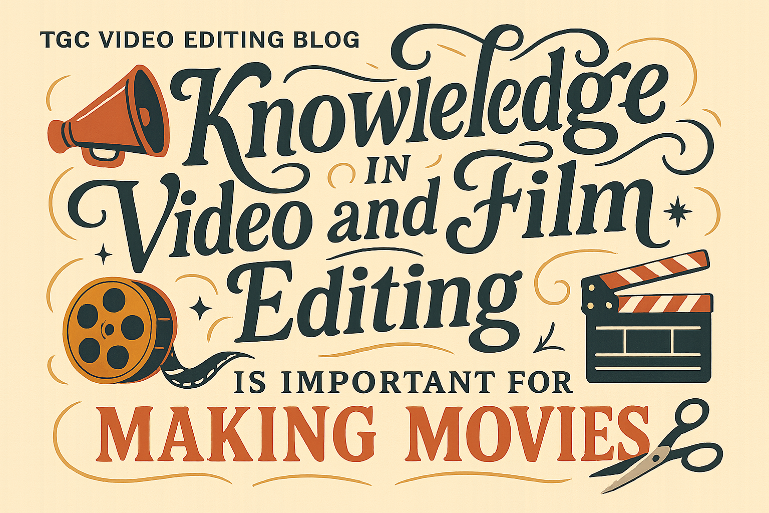 Knowledge in video and film editing are important for making movies222